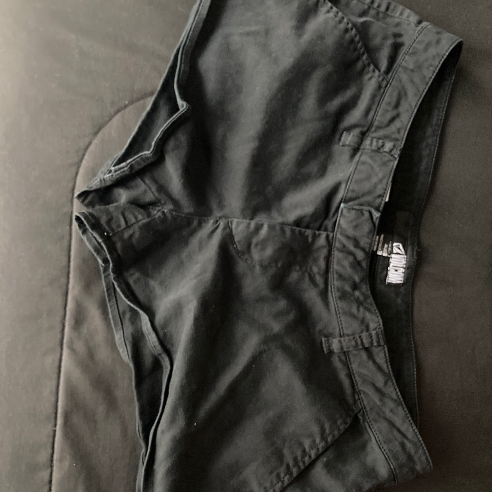 Black volcom shorts